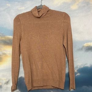 Tan Turtleneck sweater - Ann Taylor